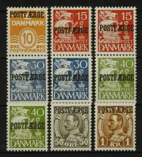 Denemarken Michel Postfaerge 16-21 Zwrot pieniędzy