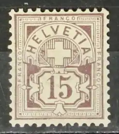 Zwrot pieniędzy Zwitserland Michel 57