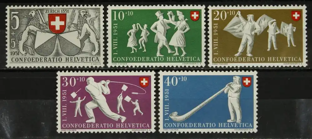 Wysoka jakość Zwitserland Michel 555-559