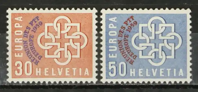 Promocja Zwitserland Michel 681-682