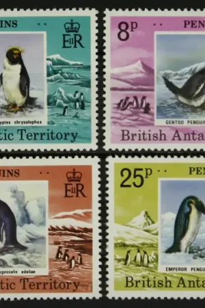 Brits Antarctica Michel 74-77 Zwrot pieniędzy