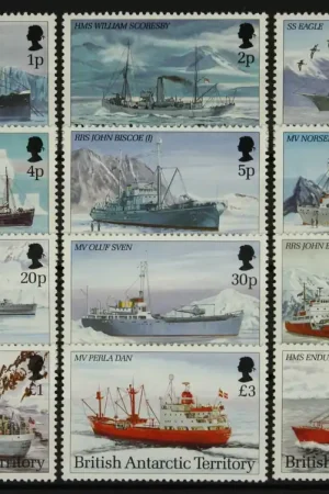 Zwrot pieniędzy Brits Antarctica Michel 203-214
