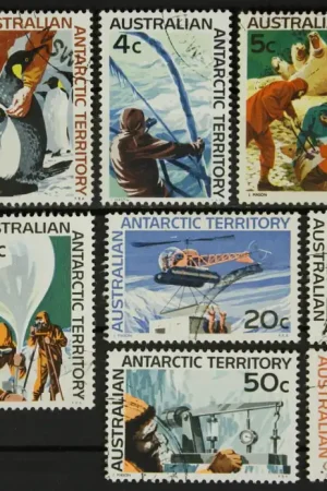 Premium Austr. Antarctica Michel 8-18