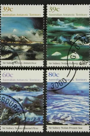 Austr. Antarctica Michel 84-87 Autentyczny