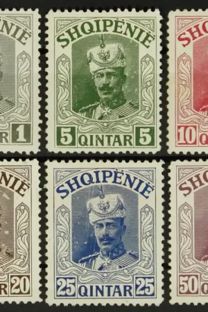 Albanie Michel II a-f Promocja