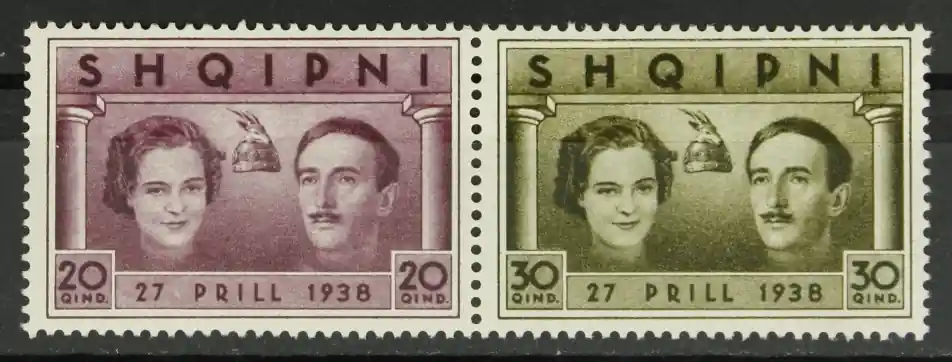 Darmowa dostawa Albanie Michel 272-273 Paar