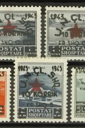 Albanie Michel 368-374 Szybka dostawa