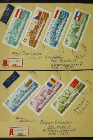 Hongarije Michel 2323-2329 op Brief Kup teraz