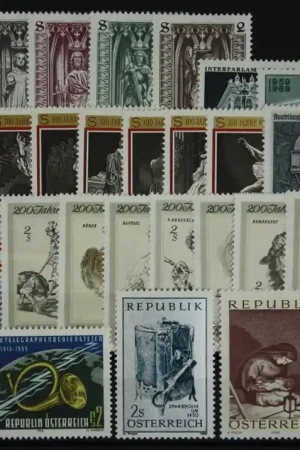 Zamów teraz Oostenrijk, Jaarset 1969