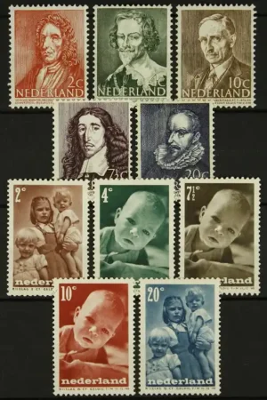 Nederland, Jaarset 1947 Oryginalny