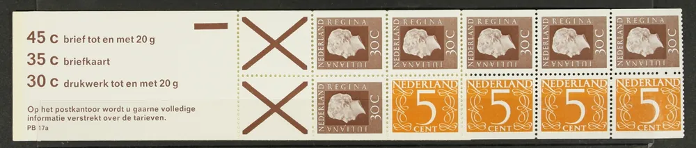 Ostatnia szansa Nederland, Boekje 17 a telblok