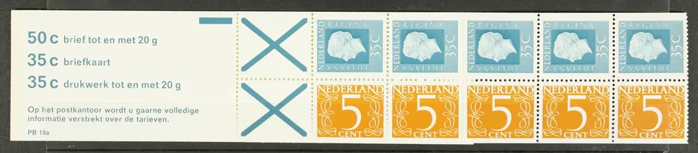 Autentyczny Nederland, Boekje 19 a telblok