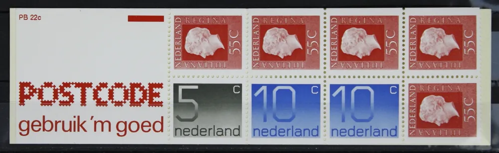 Nederland, Postzegelboekje 22 c Wysoka jakość