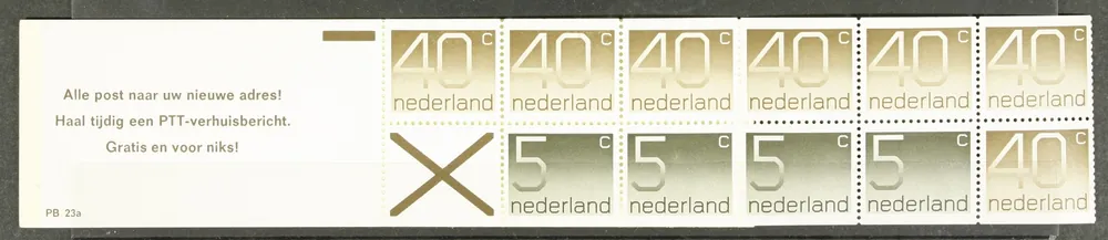 Darmowa dostawa Nederland, Boekje 23 a telblok