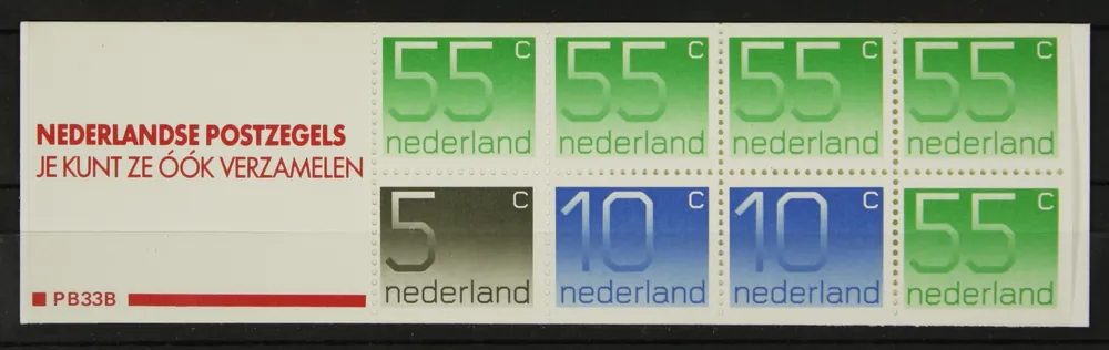 Nederland, Postzegelboekje 33 b Promocja