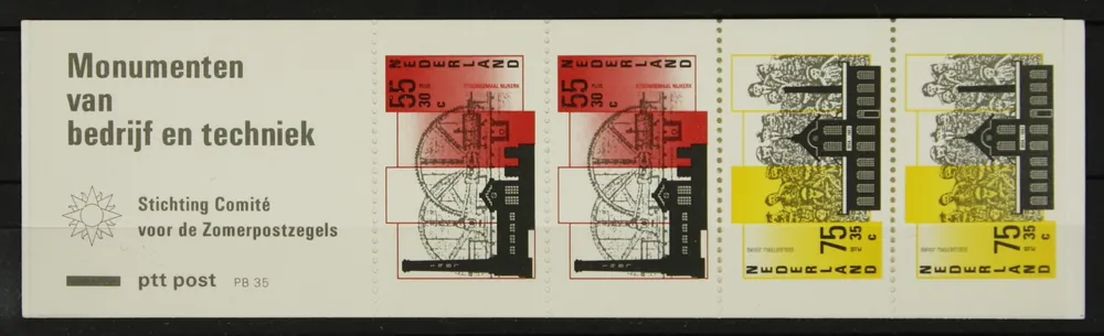 Nederland, Postzegelboekje 35 Oryginalny