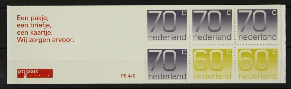 Nederland, Postzegelboekje 44 b Oryginalny