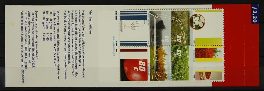 Nederland, Postzegelboekje 50 Darmowa dostawa