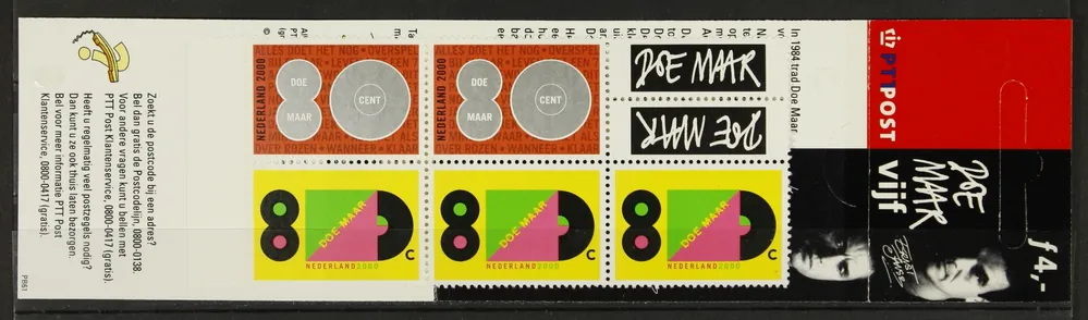 Wyprzedaż Nederland, Postzegelboekje 61