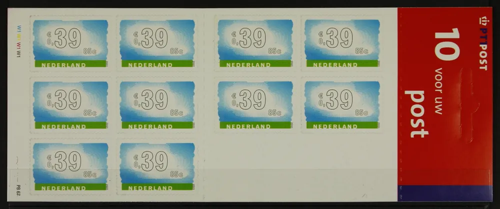 Ekspresowa dostawa Nederland, Postzegelboekje 67