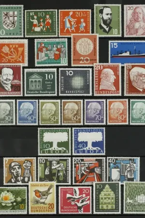 Bondsrep. Duitsland, Jaarset 1957 Tani