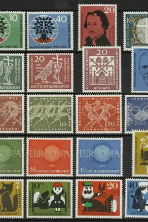 Bondsrep. Duitsland, Jaarset 1960 Wysoka jakość