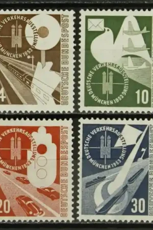 Bezpieczna płatność Bondsrep. Duitsland, Michel 167-170
