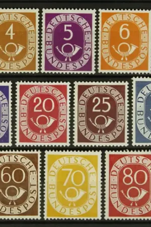 Bondsrep. Duitsland, Michel 123-138 Niska cena