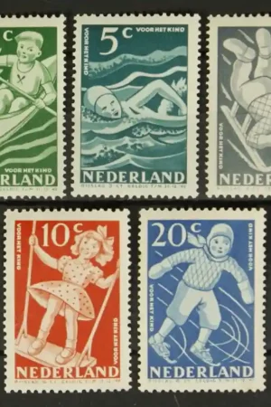 Nederland NVPH 508-512 Autentyczny