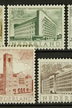 Zwrot pieniędzy Nederland NVPH 655-659