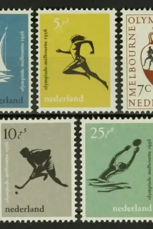 Nederland NVPH 676-680 Autentyczny