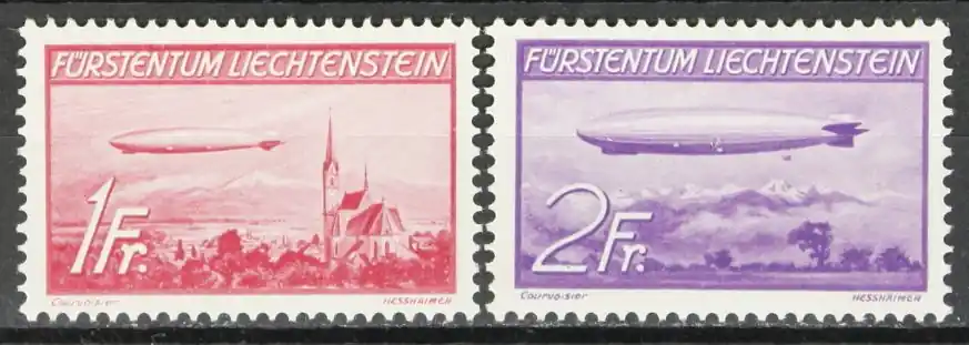 Liechtenstein Michel 149-150 Ekspresowa dostawa