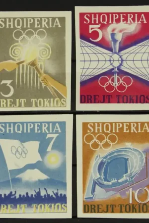 Albanie Michel 828-831 B Popularny