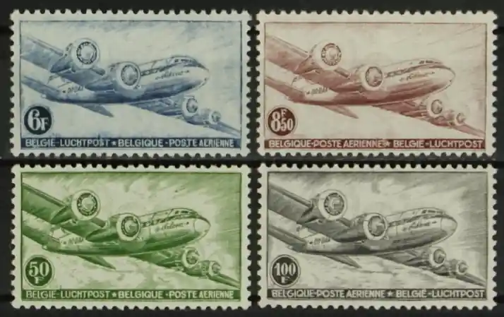 Autentyczny Belgie OBP Luchtpost 8-11