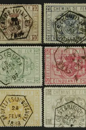 Belgie OBP Spoorweg 1-6 Autentyczny