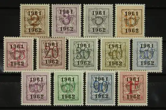 Wysoka jakość Belgie voorafgestempeld OBP PRE 712-724