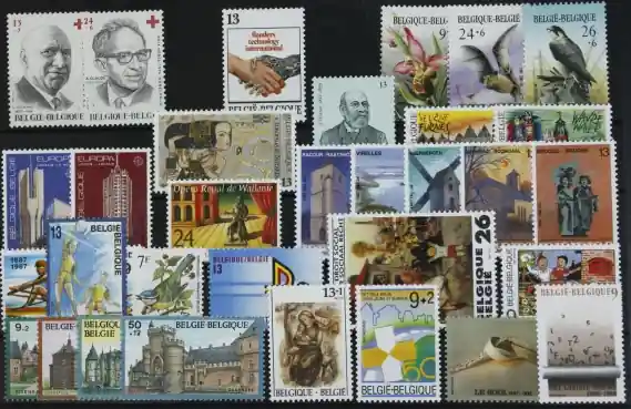 Belgie, Jaarset 1987 Zamów teraz