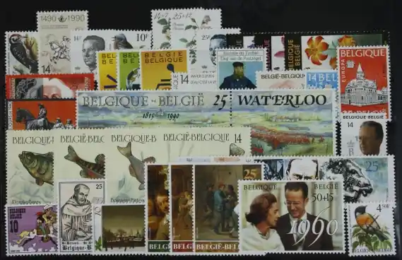 Wysoka jakość Belgie, Jaarset 1990