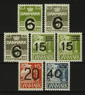 Denemarken Michel 253-257 Oferta