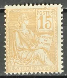 Oryginalny Frankrijk Yvert 117