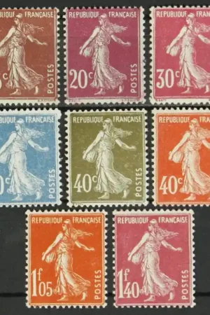 Frankrijk Yvert 189-196 Darmowa dostawa