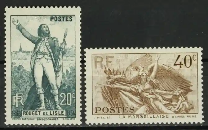 Ekspresowa dostawa Frankrijk Yvert 314-315