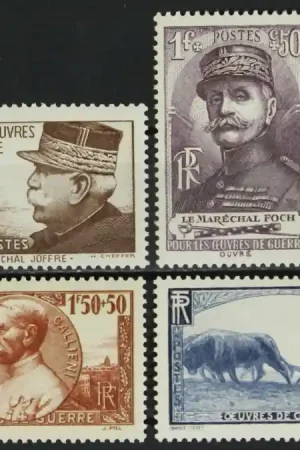 Ostatnia szansa Frankrijk Yvert 454-457