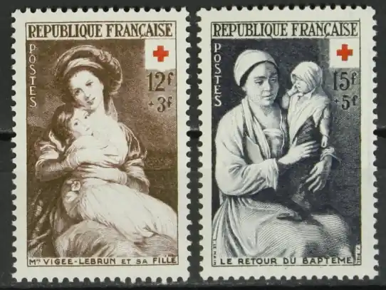 Frankrijk Yvert 966-967 Ekspresowa dostawa