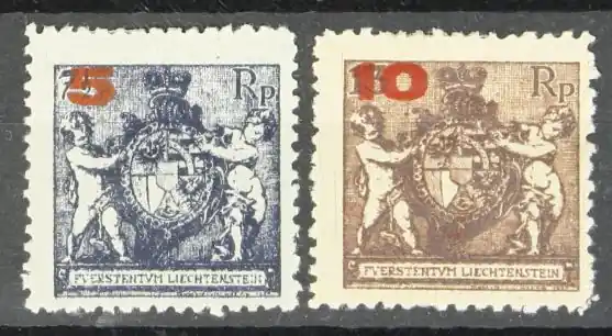 Najlepsza cena Liechtenstein Michel 61-62 B