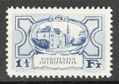 Oryginalny Liechtenstein Michel 71