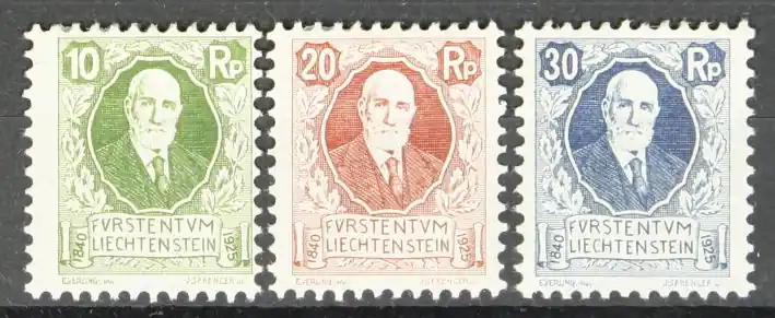 Ekspresowa dostawa Liechtenstein Michel 72-74