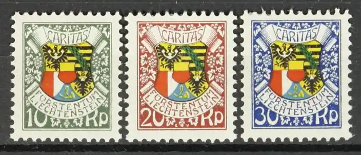 Liechtenstein Michel 75-77 Tylko dziś