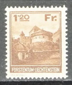 Liechtenstein Michel 121 Autentyczny