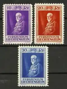 Liechtenstein Michel 122-124 Zamów teraz